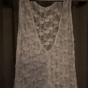 Free People lace over dress